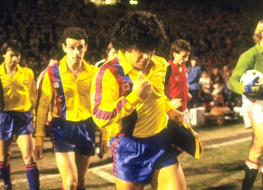 Golden Era Glow: The 1982–85 Barcelona Away Jersey