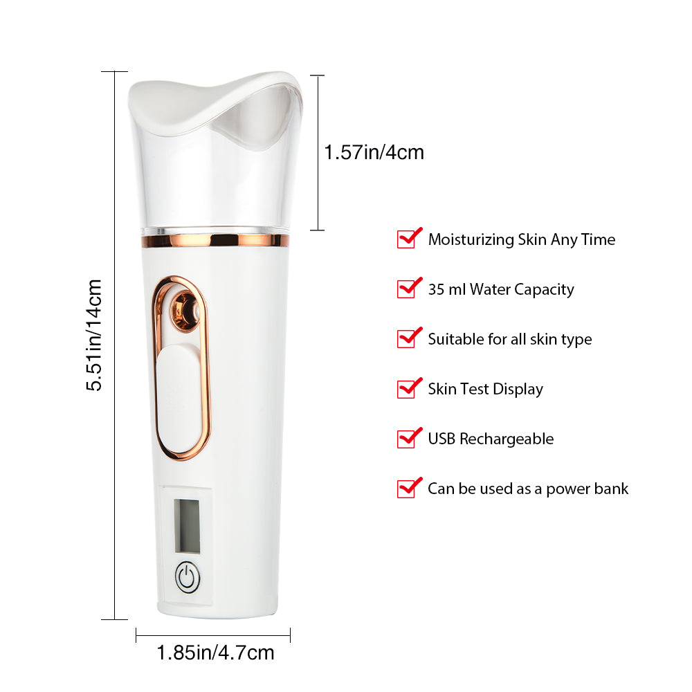 Facial Steamer | Portable Hydrating Mist Device for Skincare