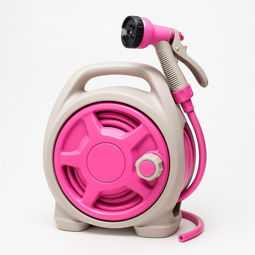 Garden Hose Reel Retractable Lightweight Sprayer