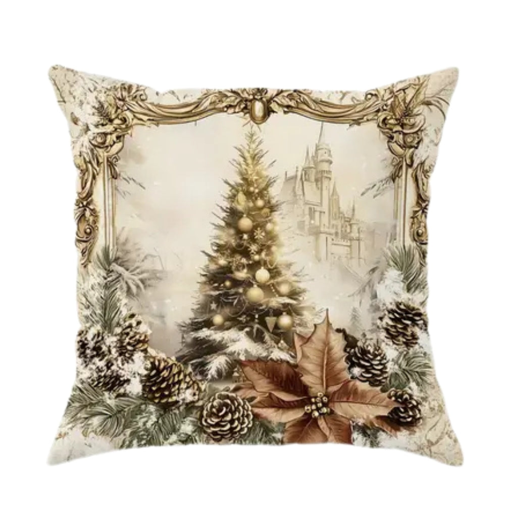 Cushion Covers Christmas Velvet Vintage Style