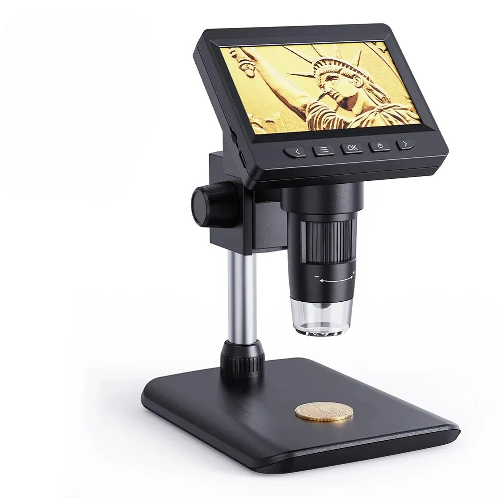 Digital Microscope with Screen for Soldering