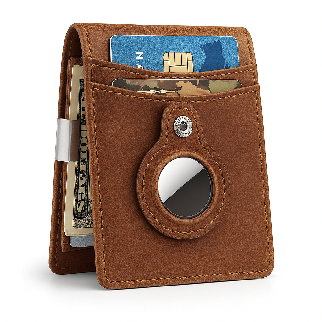 Leather Wallet RFID Slim Card Holder Pouch