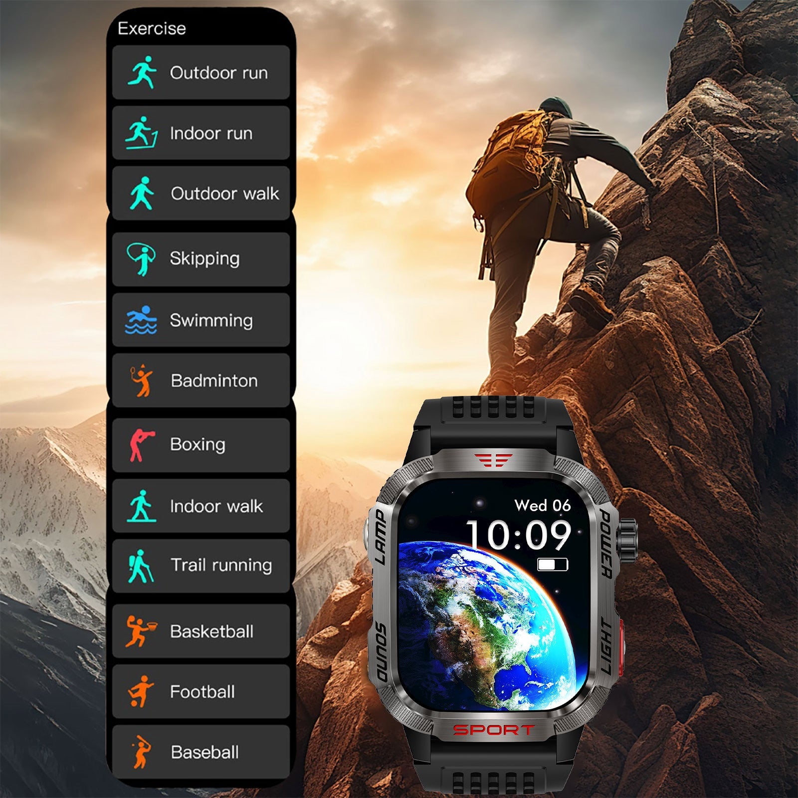 Indestructible Smart Watch forFitness Tracking