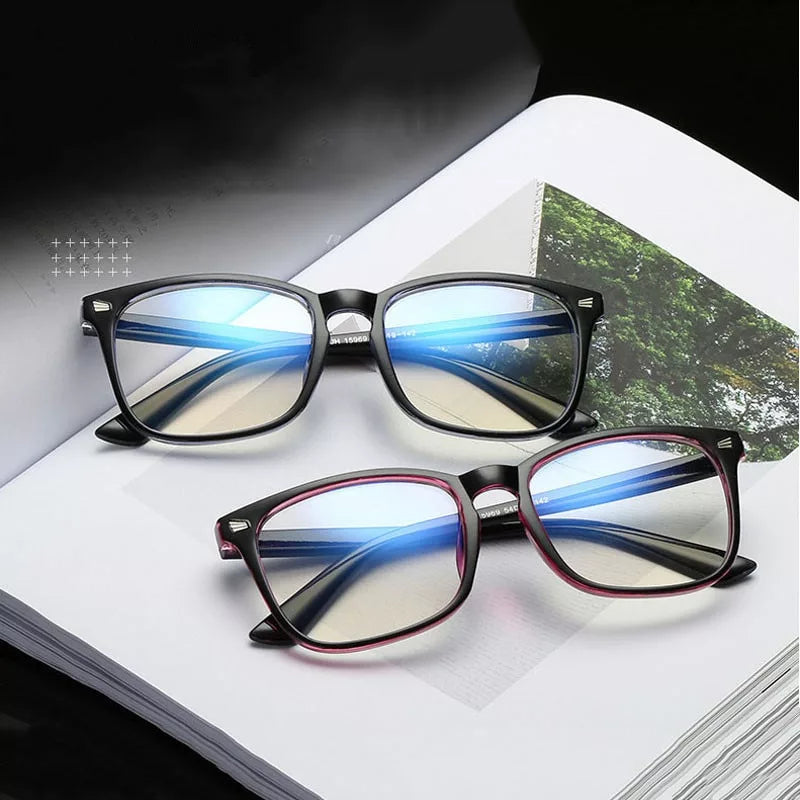 Blue Light Blocking Square Frame Glasses