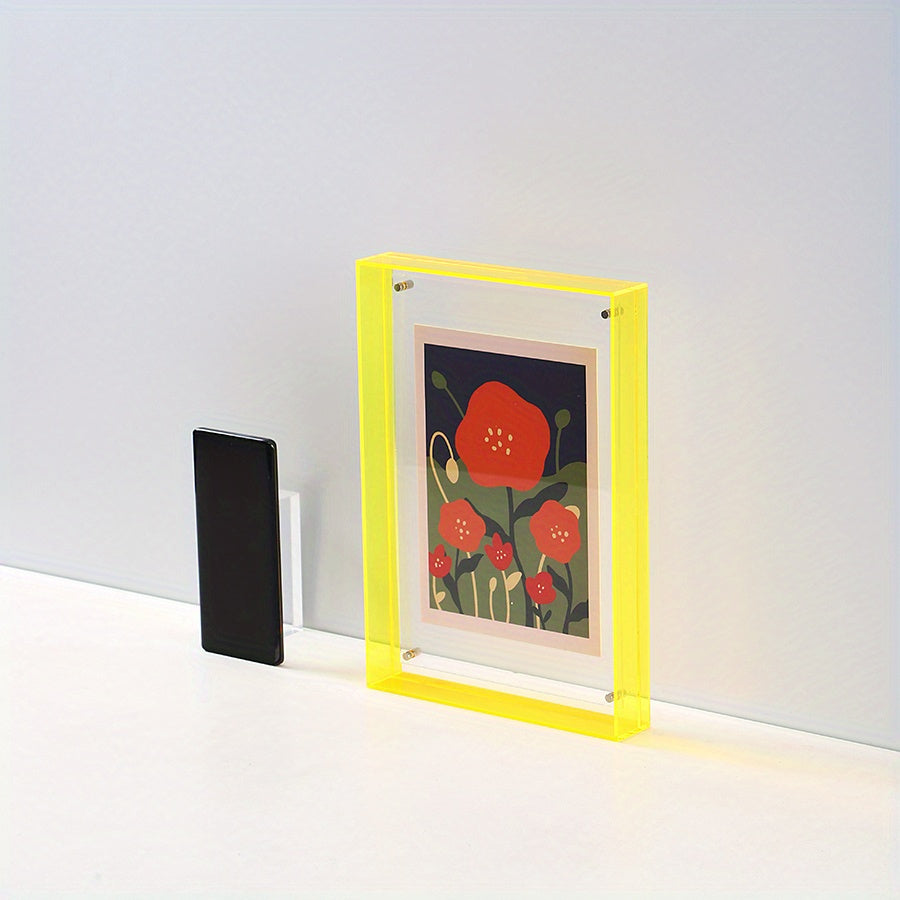 Wall Art Acrylic Display Frame for Desk Use