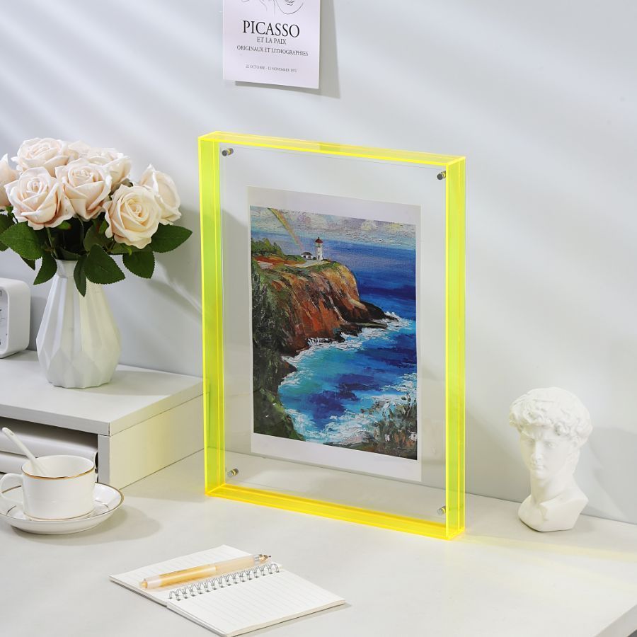 Wall Art Acrylic Display Frame for Desk Use