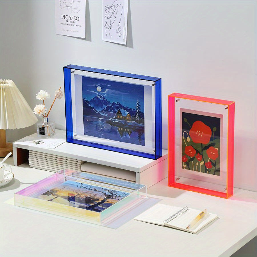 Wall Art Acrylic Display Frame for Desk Use