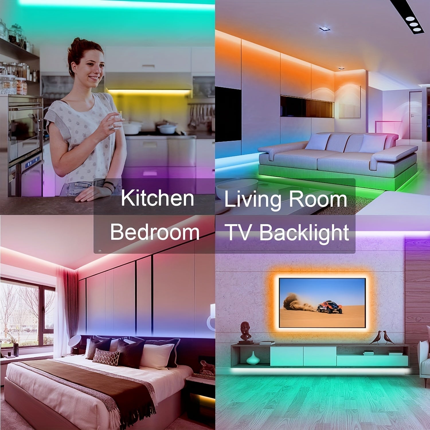 LED Strip Lights Colour Changing with Remote