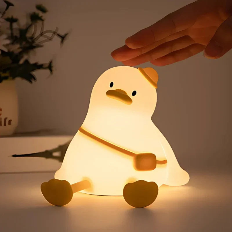 Night Light Silicone Animal Bedside Lamp