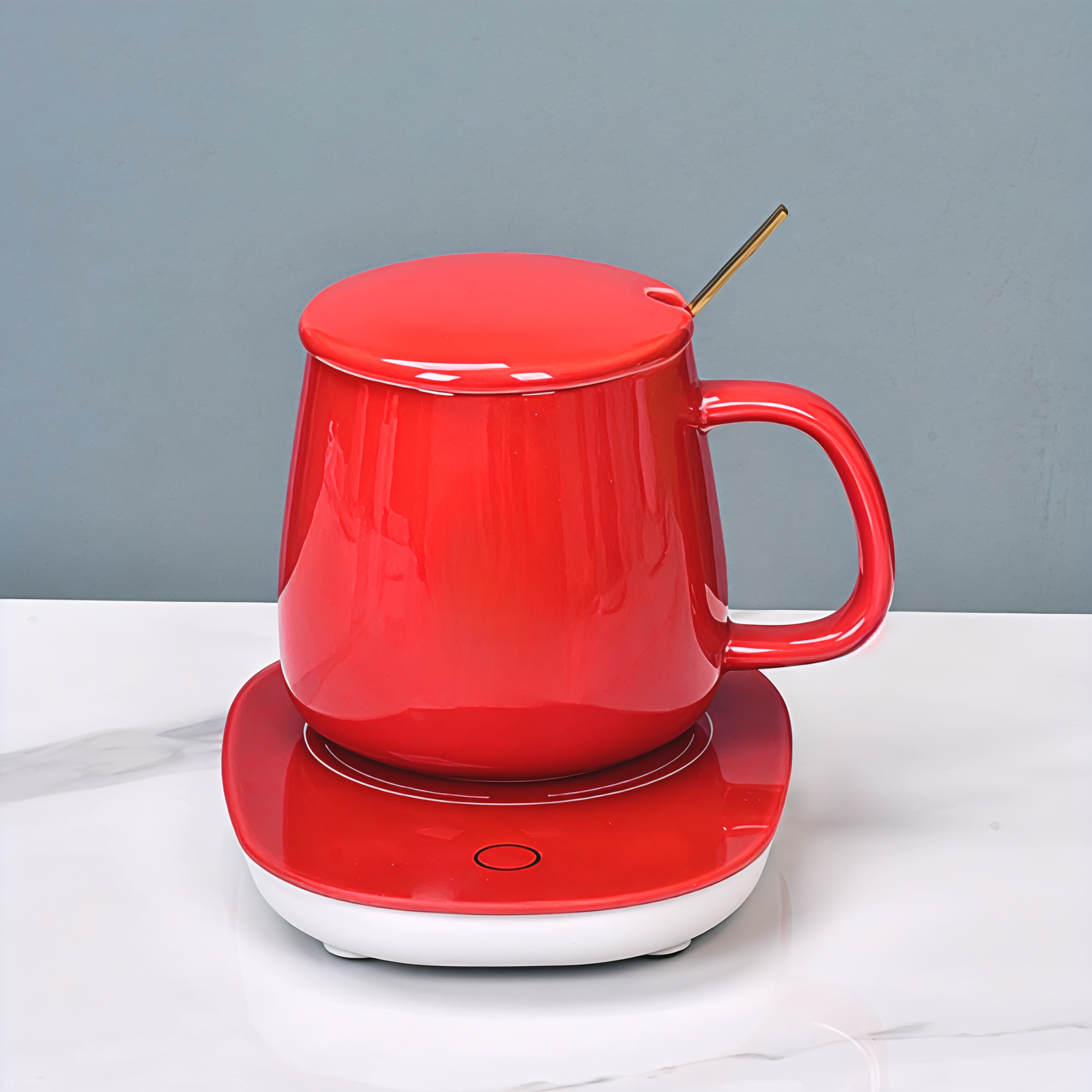 Mug Warmer Ceramic Smart Electric Gift Set