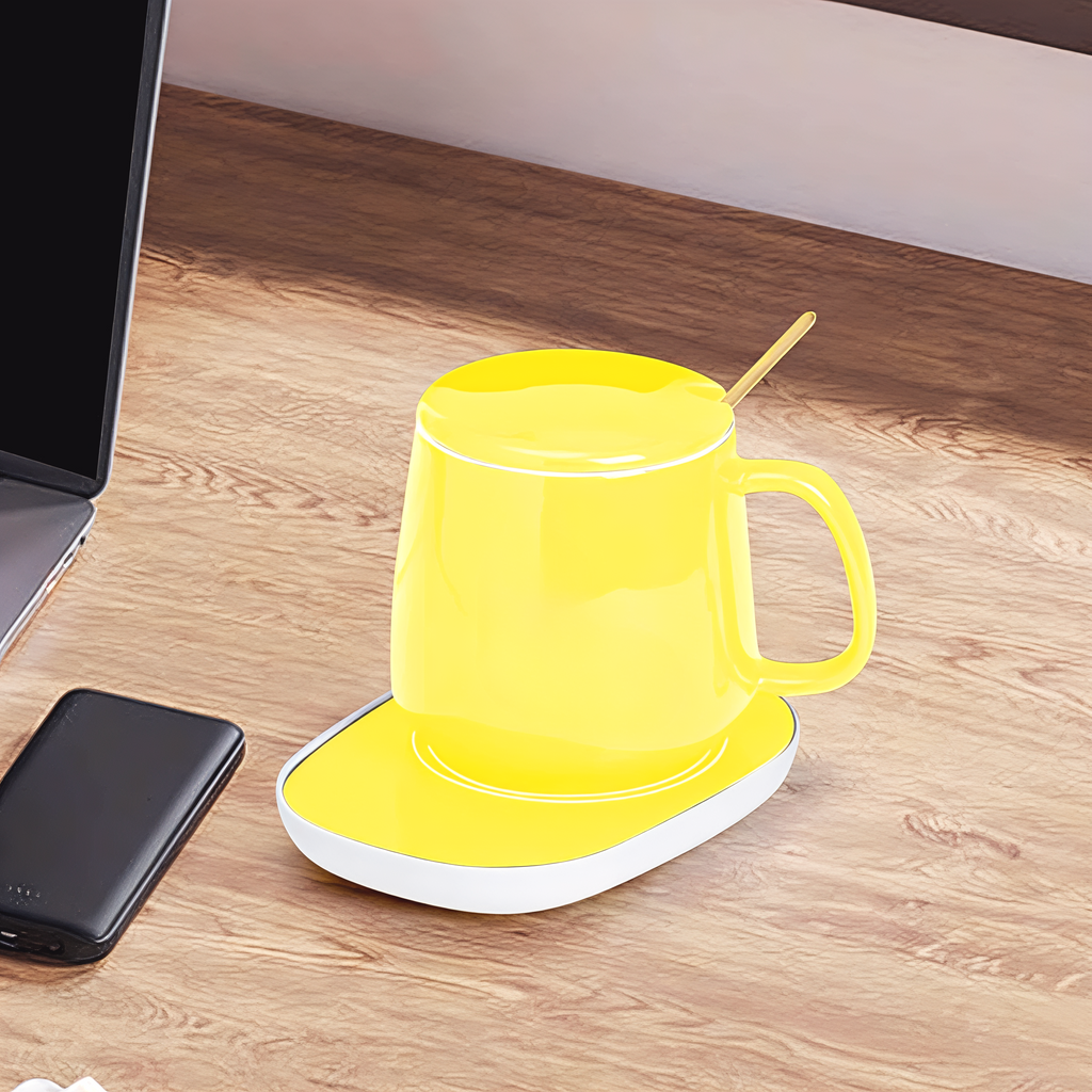 Mug Warmer Ceramic Smart Electric Gift Set
