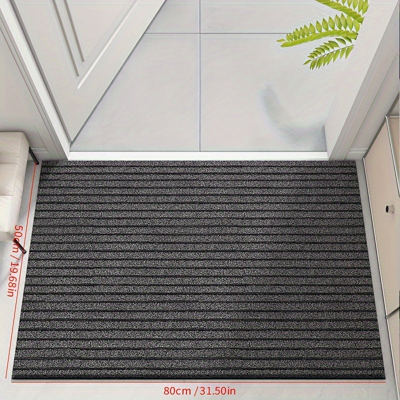 Door Mat Striped Anti Slip Indoor Outdoor