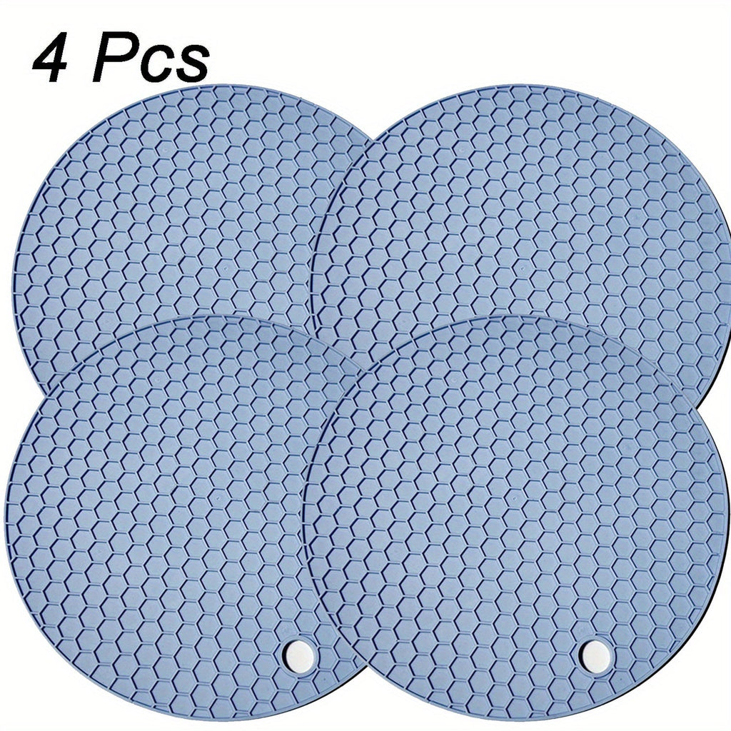 Silicone Heat Resistant Trivet Mat Round