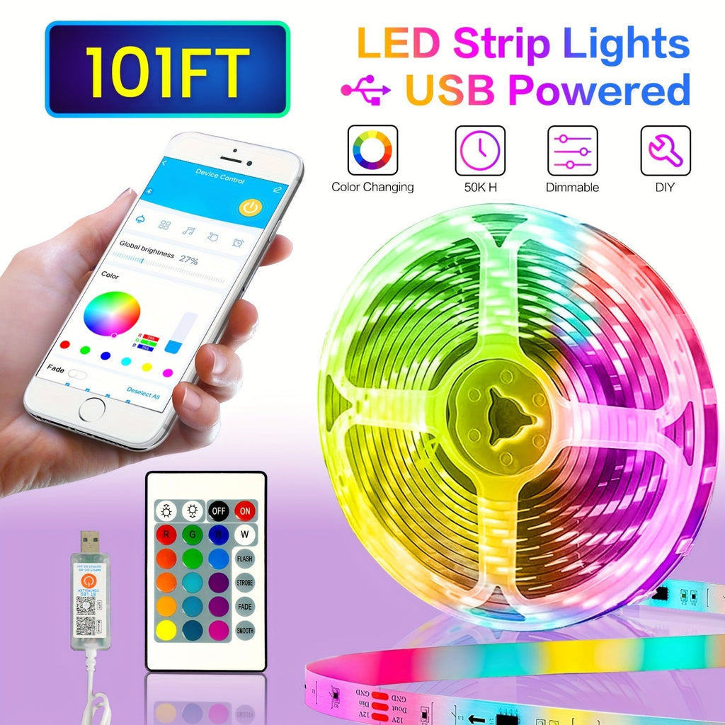 LED Strip Lights Colour Changing with App Control