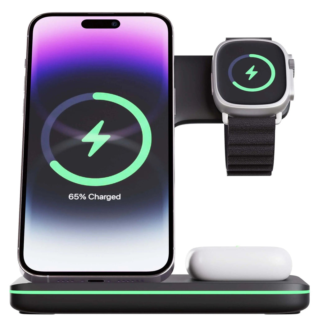 Wireless Charging Dock for iPhone and Apple Watch