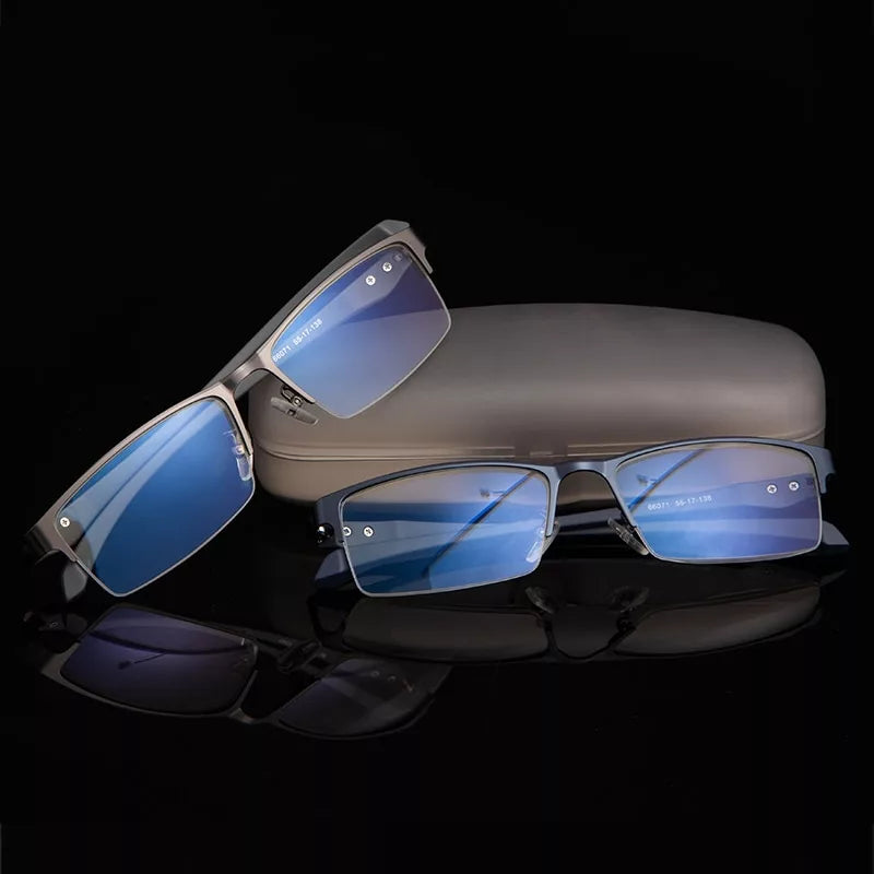 Blue Light Glasses with Lightweight Metal Frame