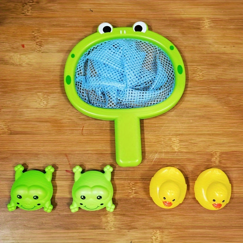 Bath Toys Fishing Net Set for Toddlers