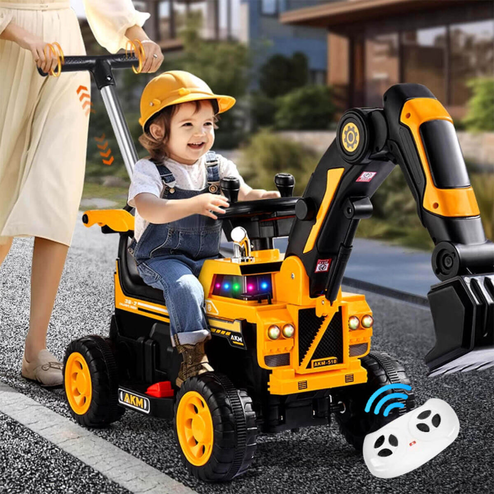 Kids Ride On Excavator Toy Christmas Gift