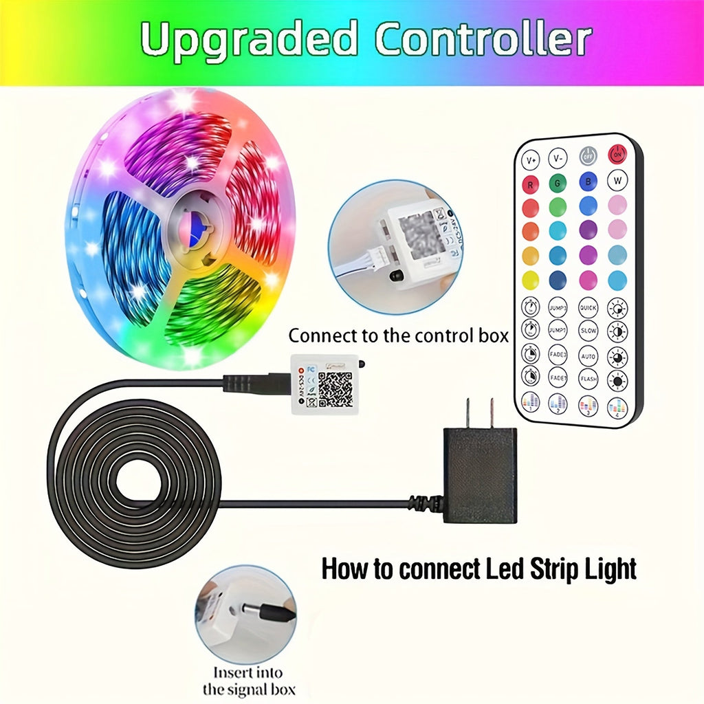 LED Strip Lights Colour Changing with Music Sync