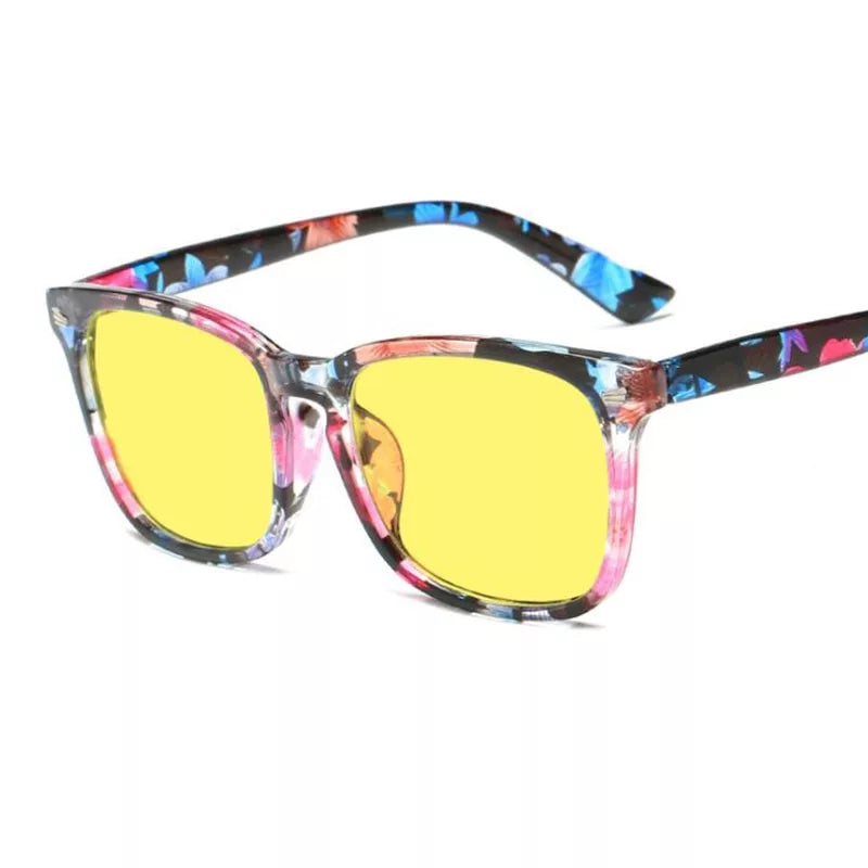 Blue Light Blocking Square Frame Glasses