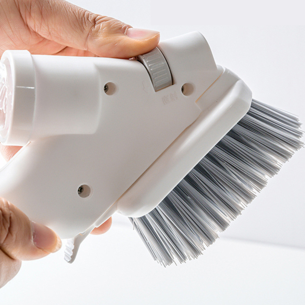 Bathroom Tile Scrubber with Soap Dispenser