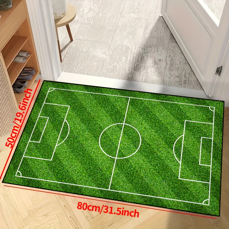SoccerPlay | Non-Slip Washable Rug for Living Room & Bedroom