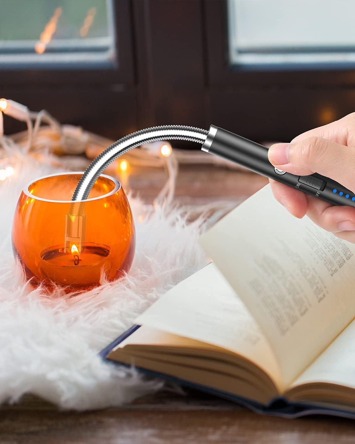 Electric USB Lighter with Flexible Neck