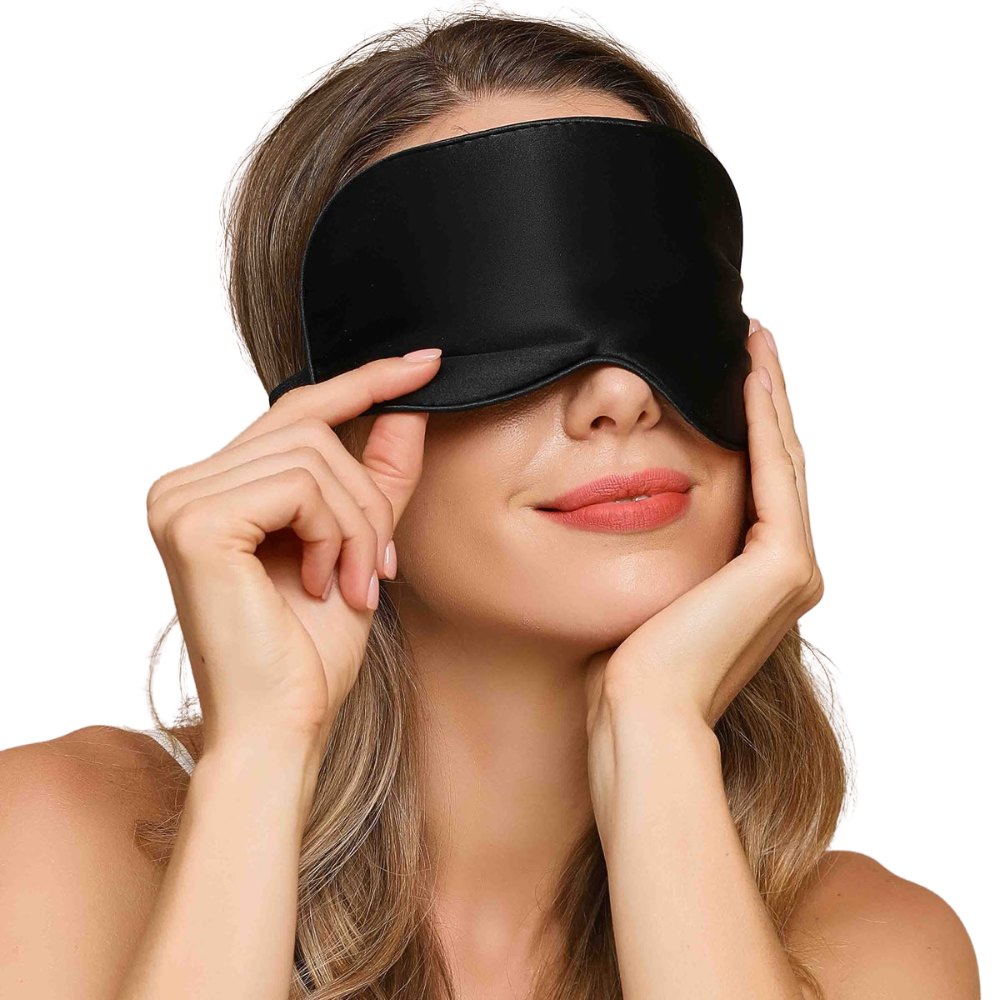 Sleep Mask Light Blocking Silk Eye Cover