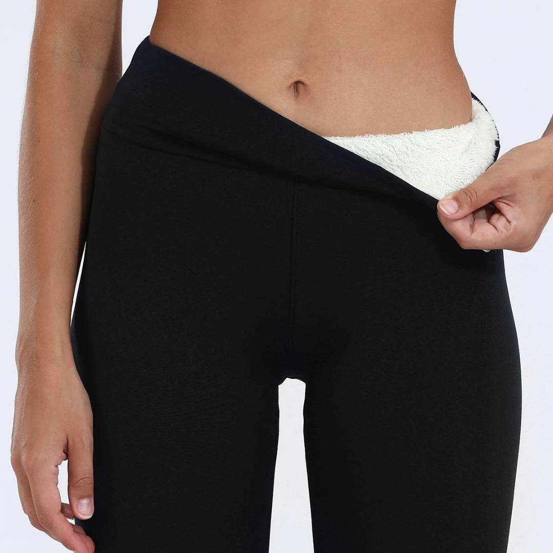 Fleece Lined High Waisted Thermal Leggings