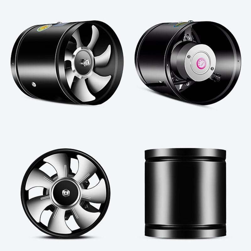 Silent Extractor Fan Wall Metal Kitchen Air Vent