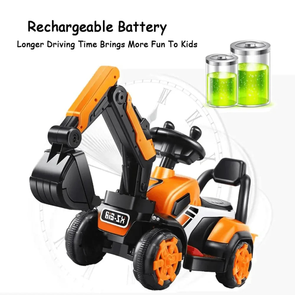 Electric Ride On Excavator Toy Christmas Gift