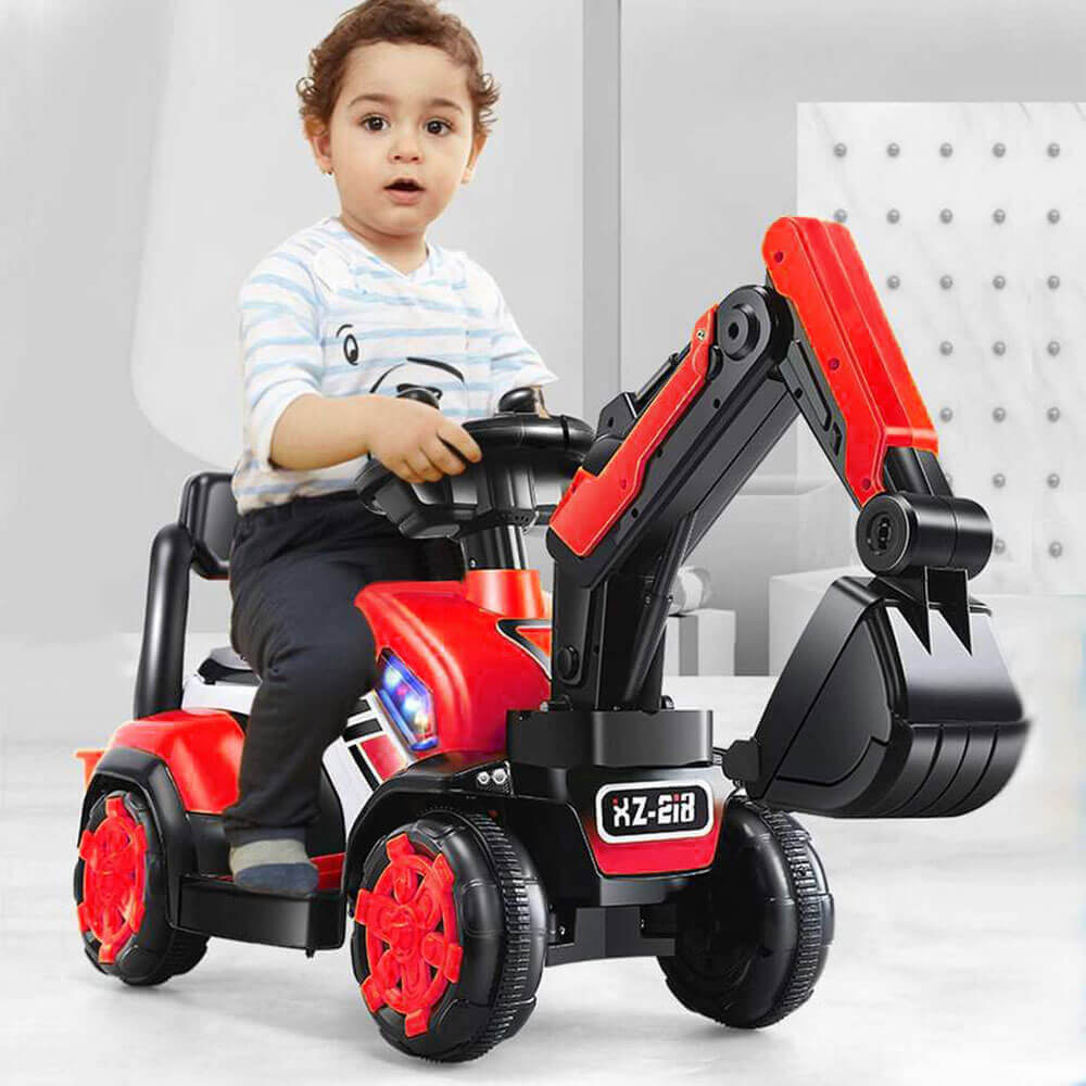Electric Ride On Excavator Toy Christmas Gift
