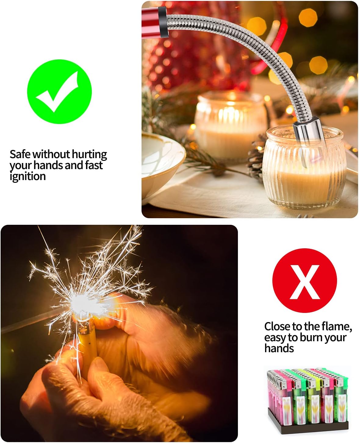 Electric USB Lighter with Flexible Neck