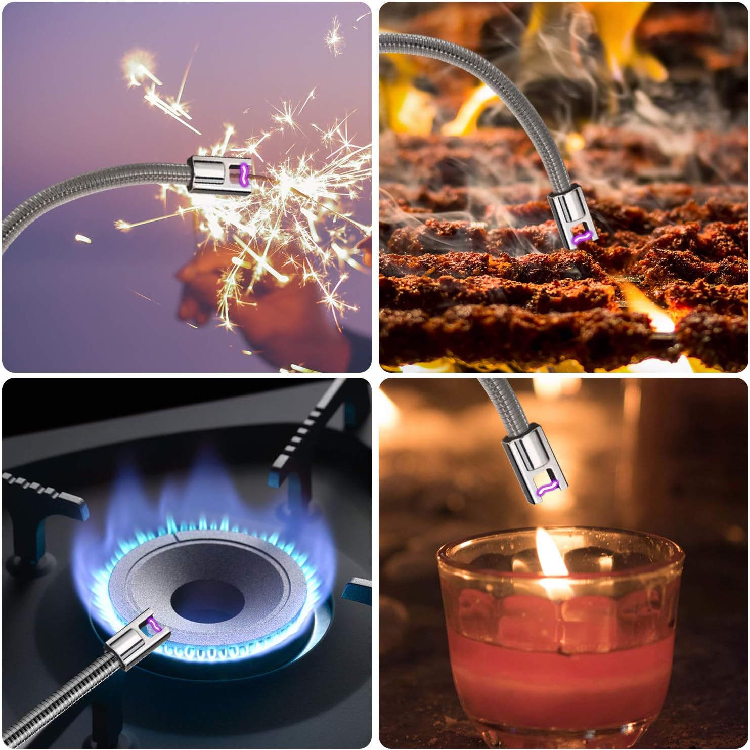 Electric USB Lighter with Flexible Neck