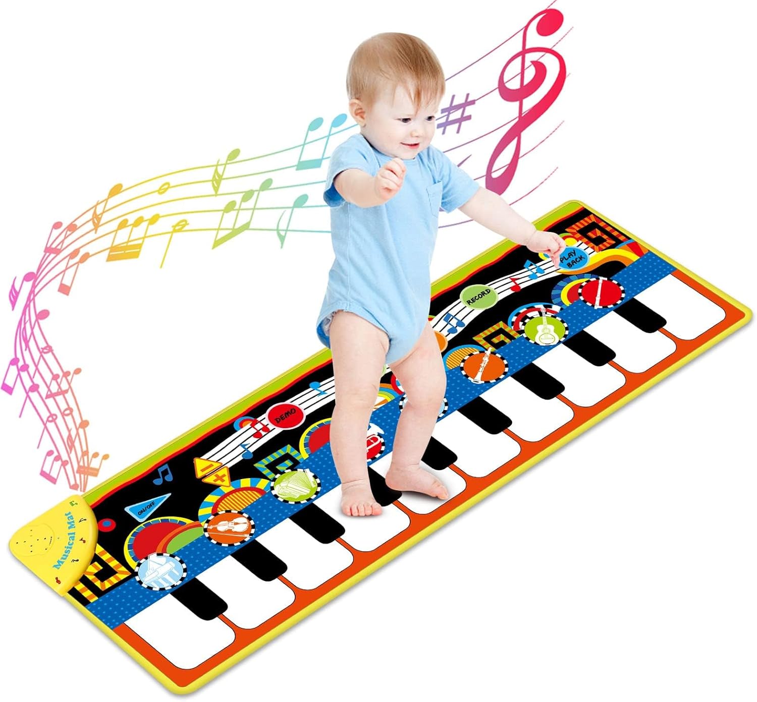 Musical Play Mat for Kids with Instruments