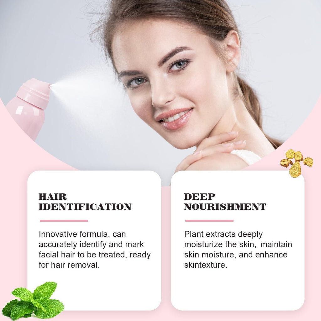 Shaving Spray | Facial Hair Identifier Mist for Skincare