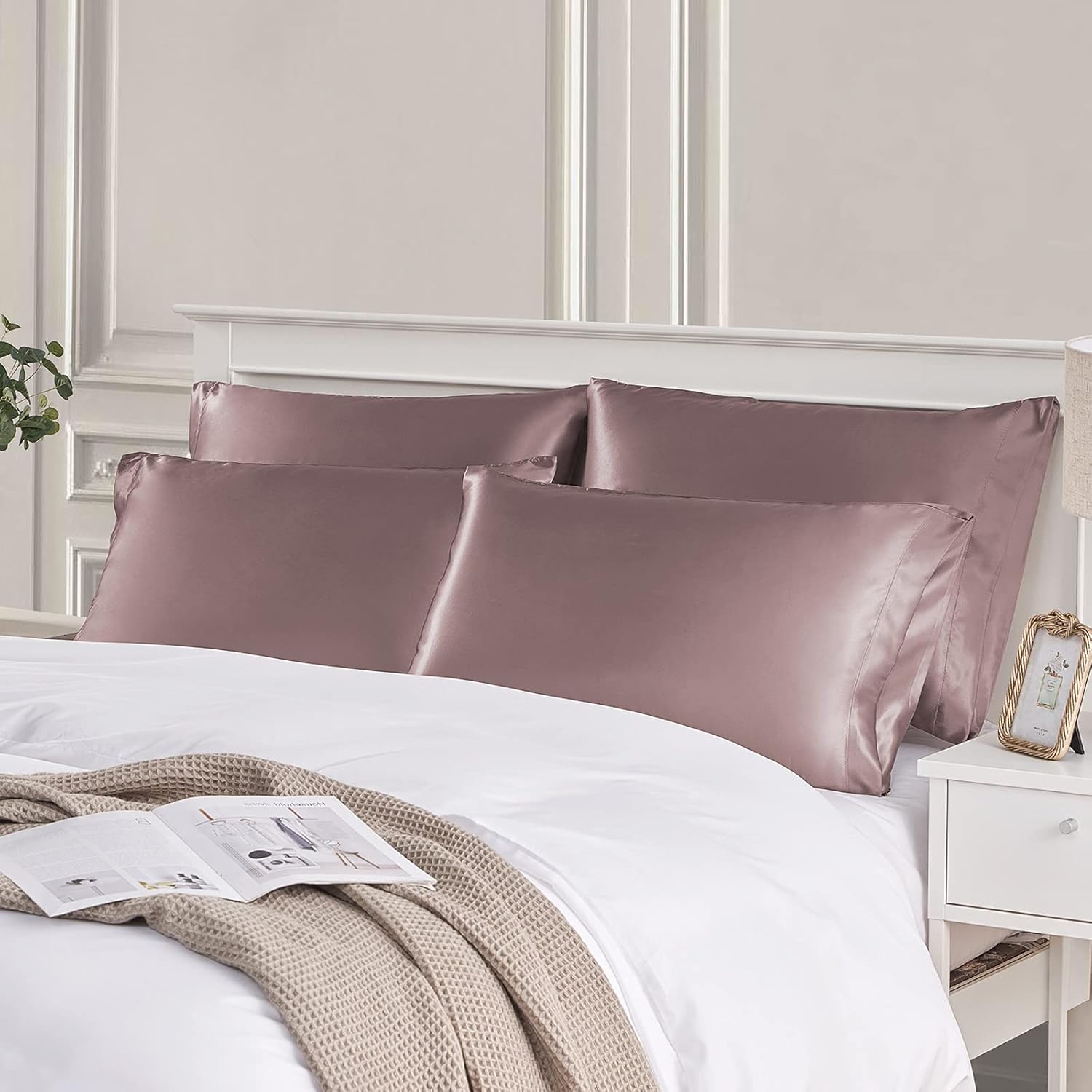 Satin Pillowcases Silky Soft Skin-Friendly Set