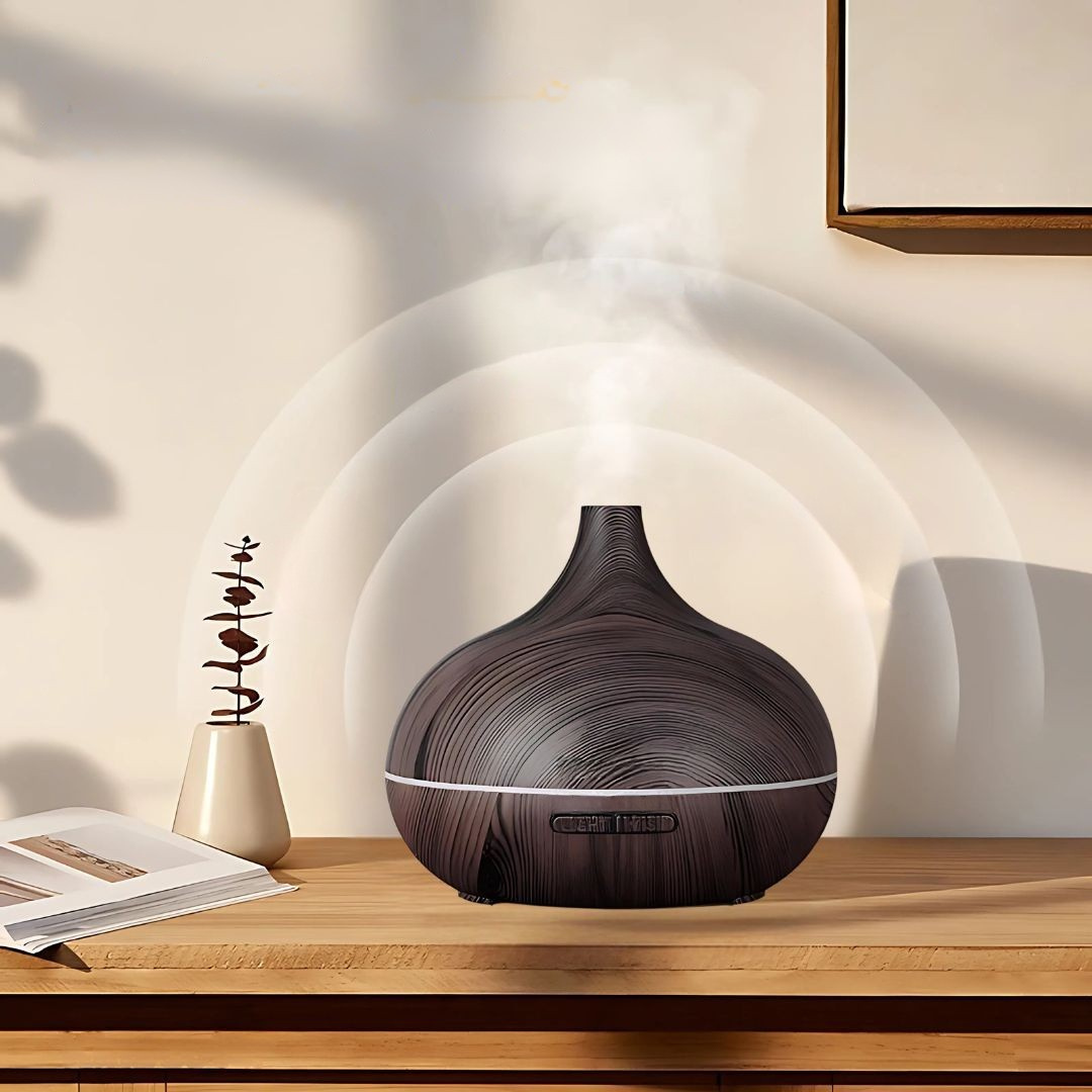 Aroma Diffuser Wood Grain Humidifier for Home