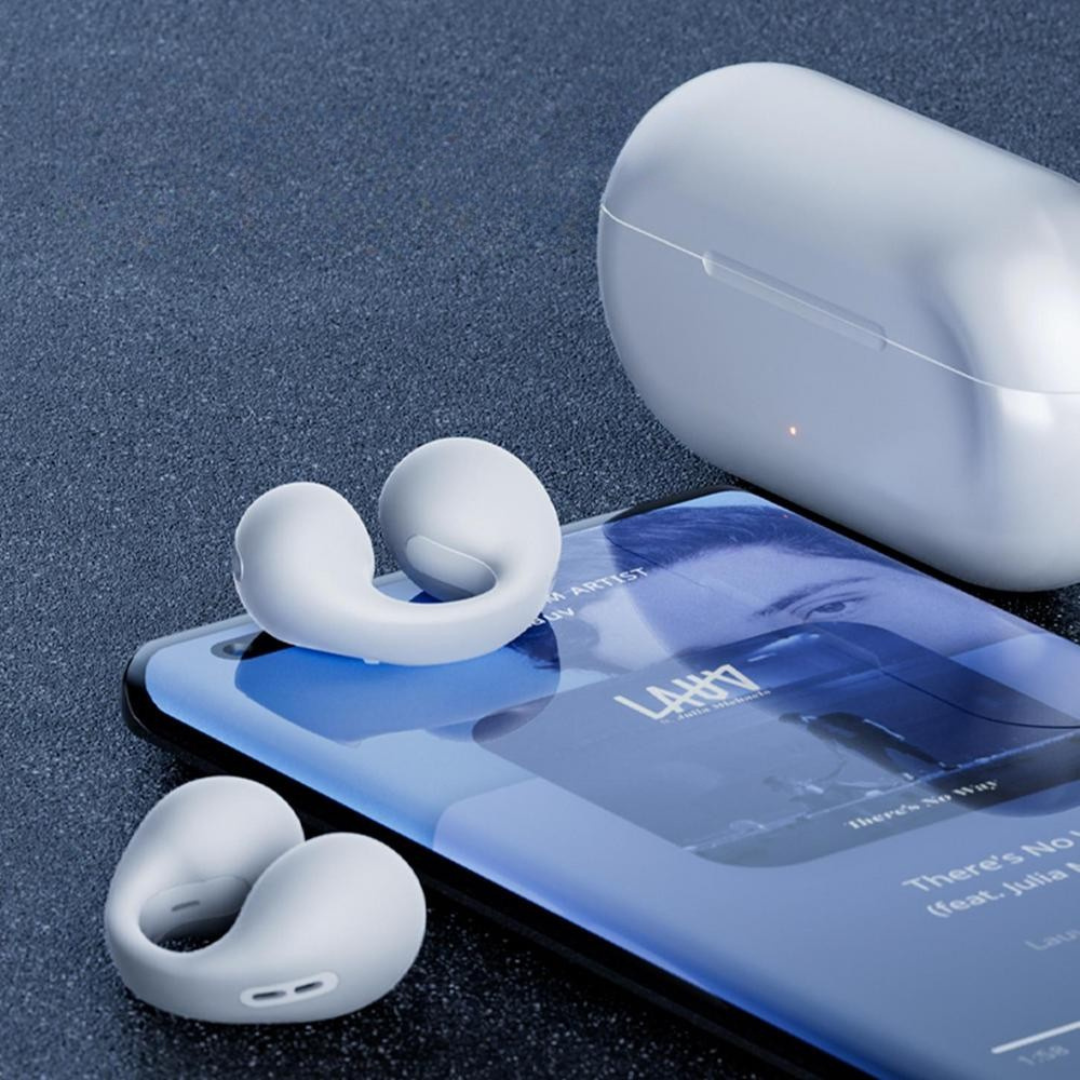 Wireless Earbuds with Secure Fit and Case
