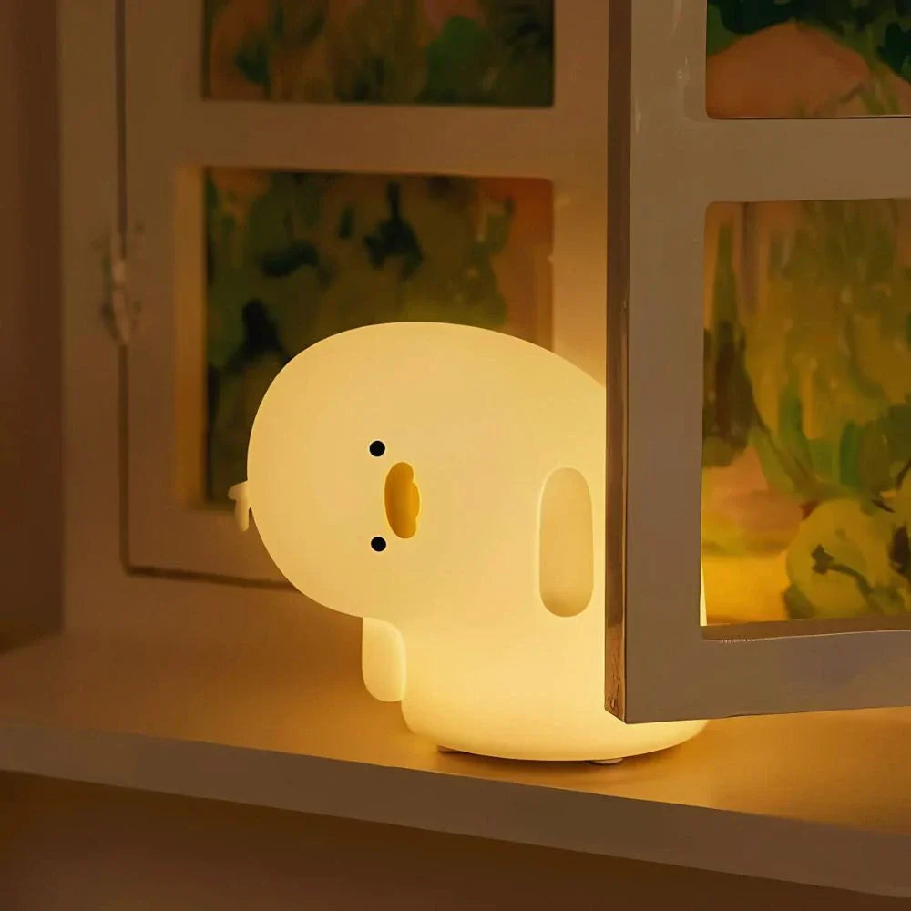 Night Light Silicone Animal Bedside Lamp