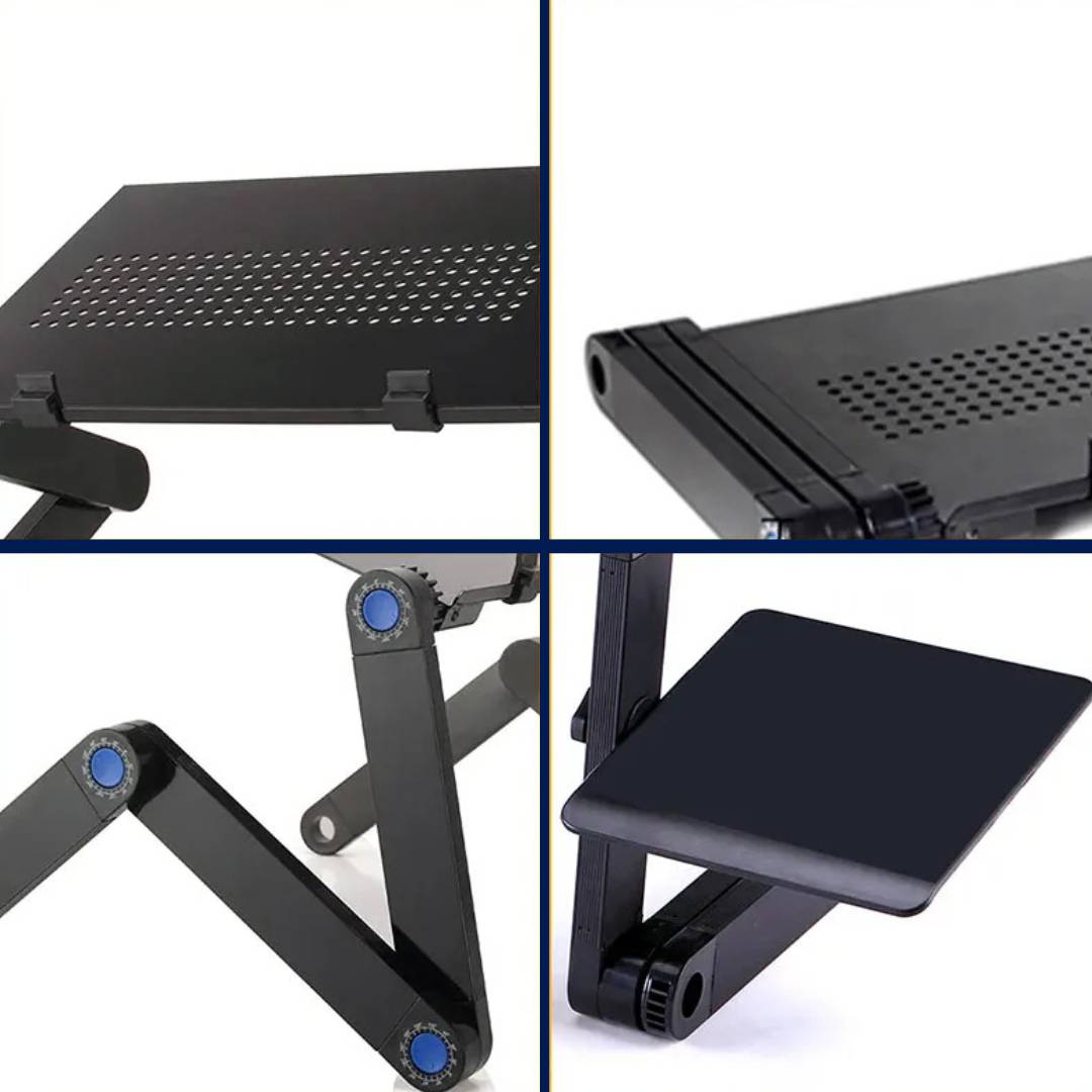 Laptop Stand Adjustable Aluminum Ergonomic Desk Tray
