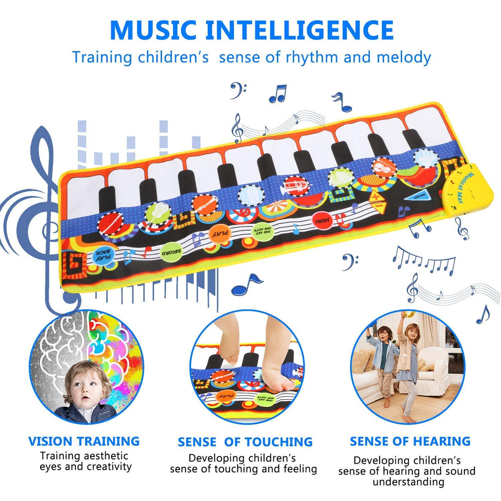 Musical Play Mat for Kids with Instruments