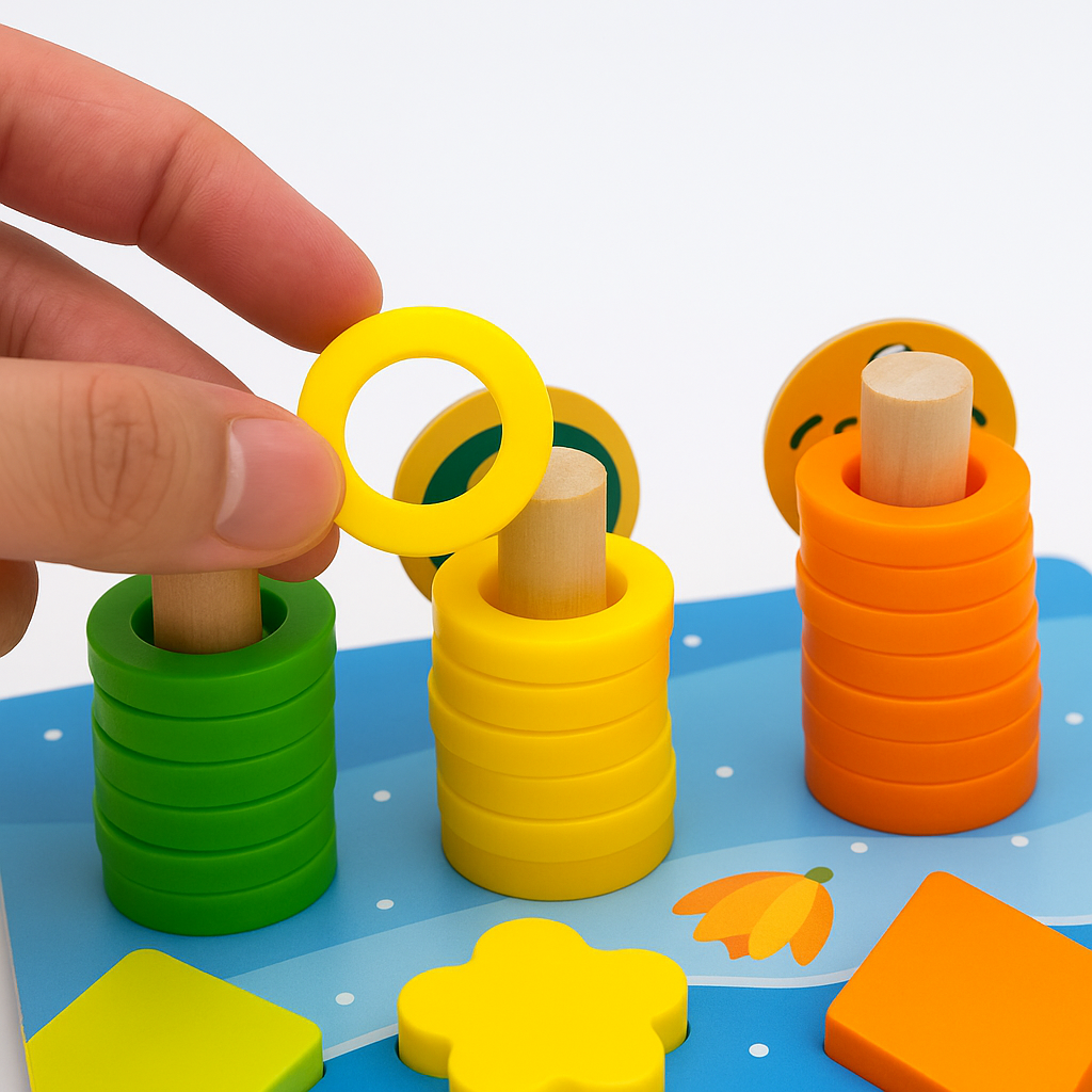 Educational Wooden Toys Montessori Puzzle Board