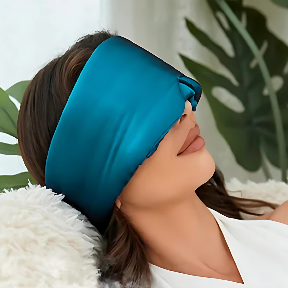 Sleep Mask Light Blocking Silk Eye Cover