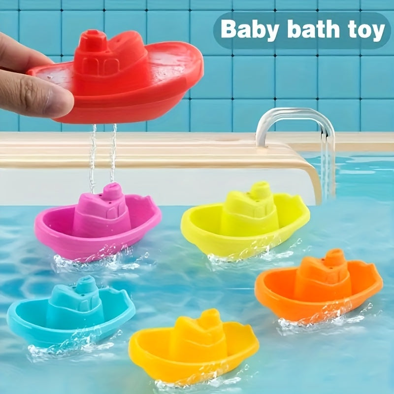 Plastic Bath Toy Boats for Toddlers