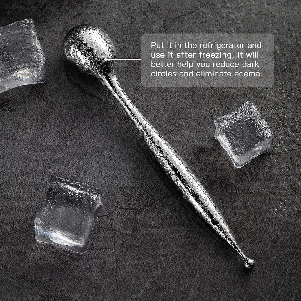 Facial Roller Stainless Steel Puffiness Massager