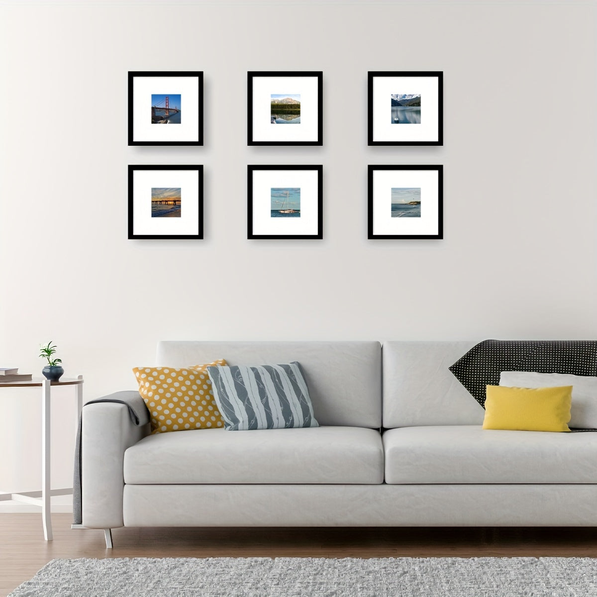 Wall Art Square Frame Set Photo Display