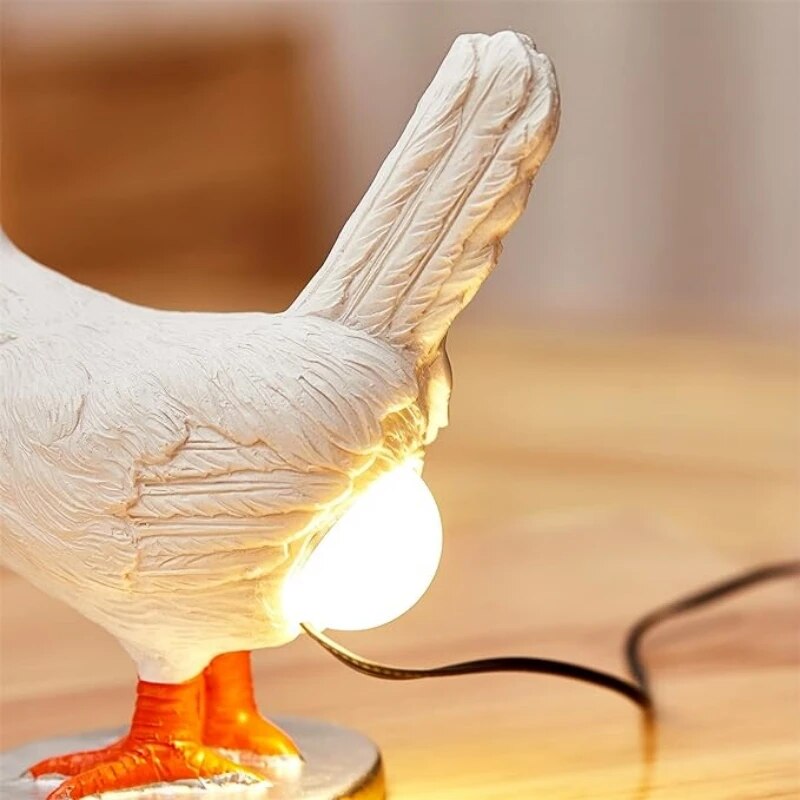 Table Lamp Animal Resin LED Night Light