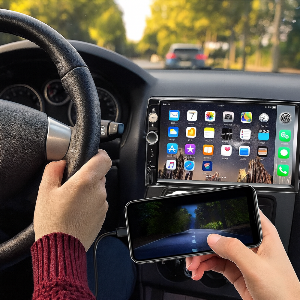 Bluetooth Car Stereo Touchscreen Audio System