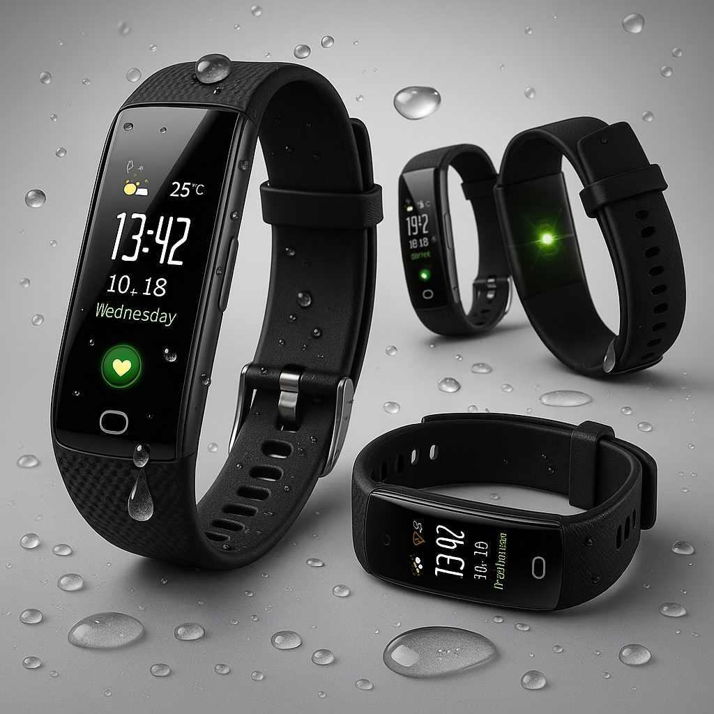 Smart Watch Silicone Fitness Tracker Band